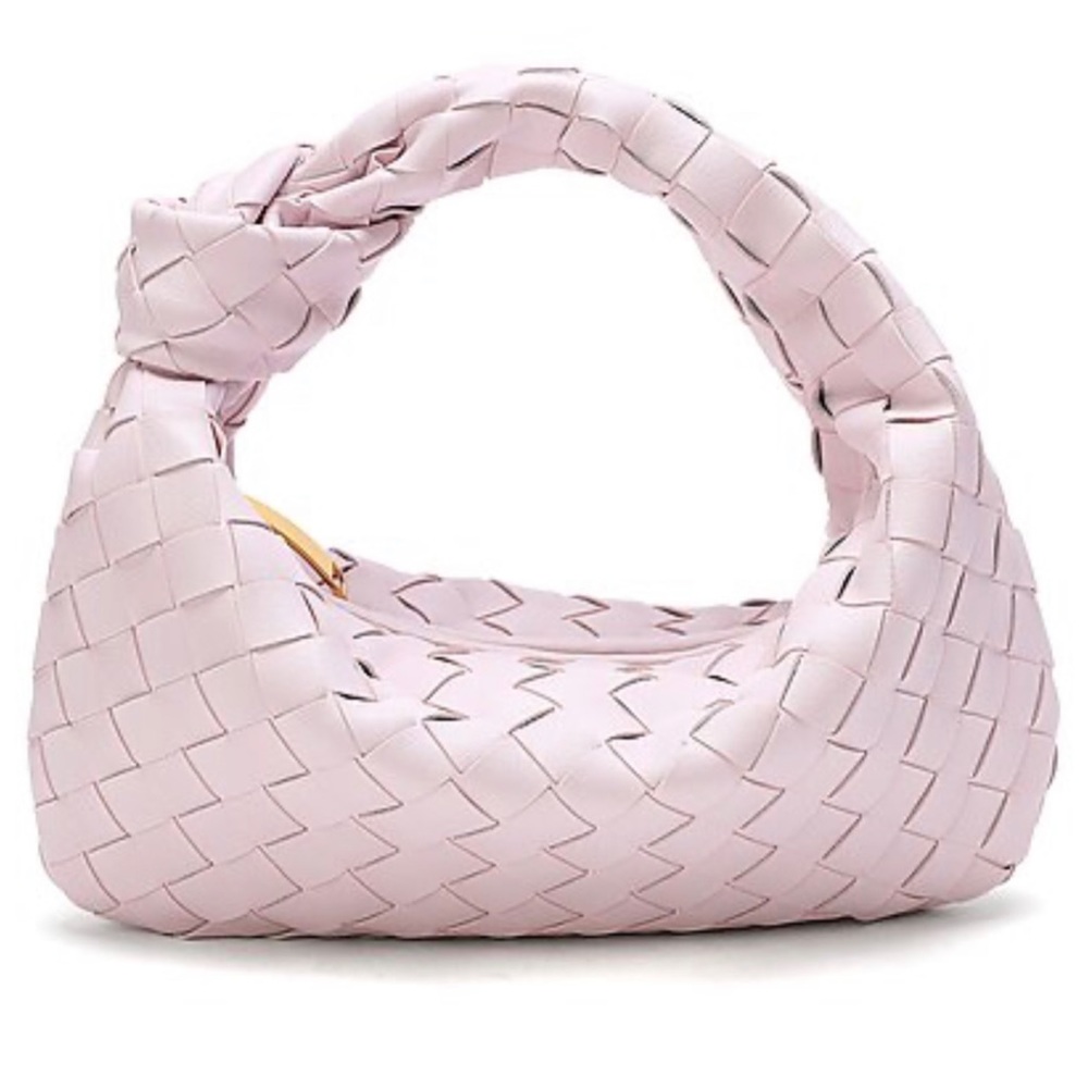 Tiffany & Fred woven leather bag in blush
